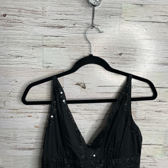 Guess black a line dress sparkly size 5 - Picture 4 of 10